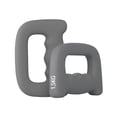 thumbnail image 2 of tamizeot 2x Walking Shadow Boxing MMA Training Cardio Small Dumbbell For Boxing Hand Weight Elevate Workouts Effectively Gray 1.5kg, 2 of 6
