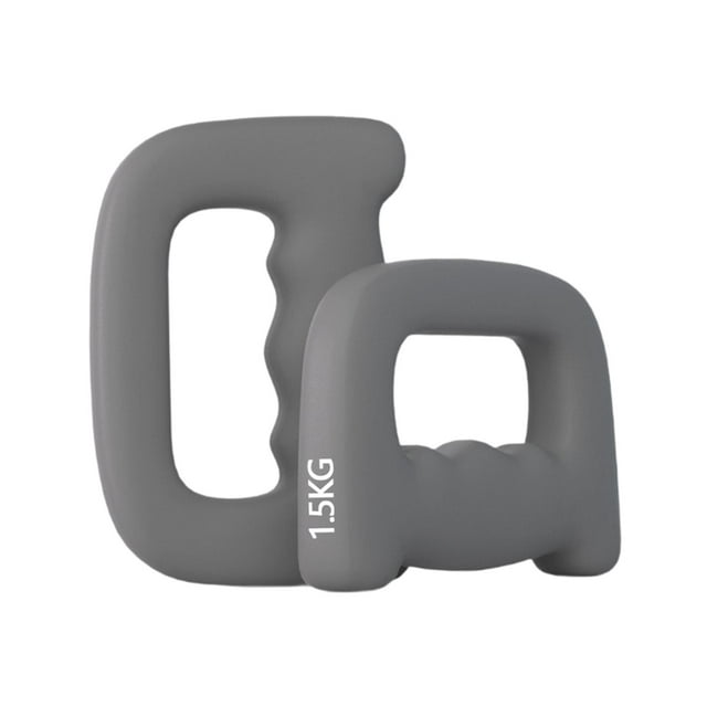 relayinert 2pcs Multifunctional Small Dumbbell For Boxing Hand Weight Suitable For Walking Shadow Boxing And Fitness Training Gray 1.5kg