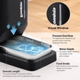 thumbnail image 3 of ZOMISIA 8L Automatic Dog Water Dispenser, 2 Gallon Gravity Pet Waterer with Stainless Steel Bowl, BPA-Free, Self-Watering System for Dogs, Black, 3 of 9