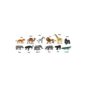Safari Ltd. Wild Bulk Bag - 48 Jungle & Savanna Animal Figurines - Toy Set for Boys, Girls & Kids Ages 3+