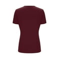 thumbnail image 3 of Tsesme Women's Cutout Tops Round Neck Ribbed Knit Short Sleeve T-Shirt Fashion Casual Basic Tees, 3 of 5