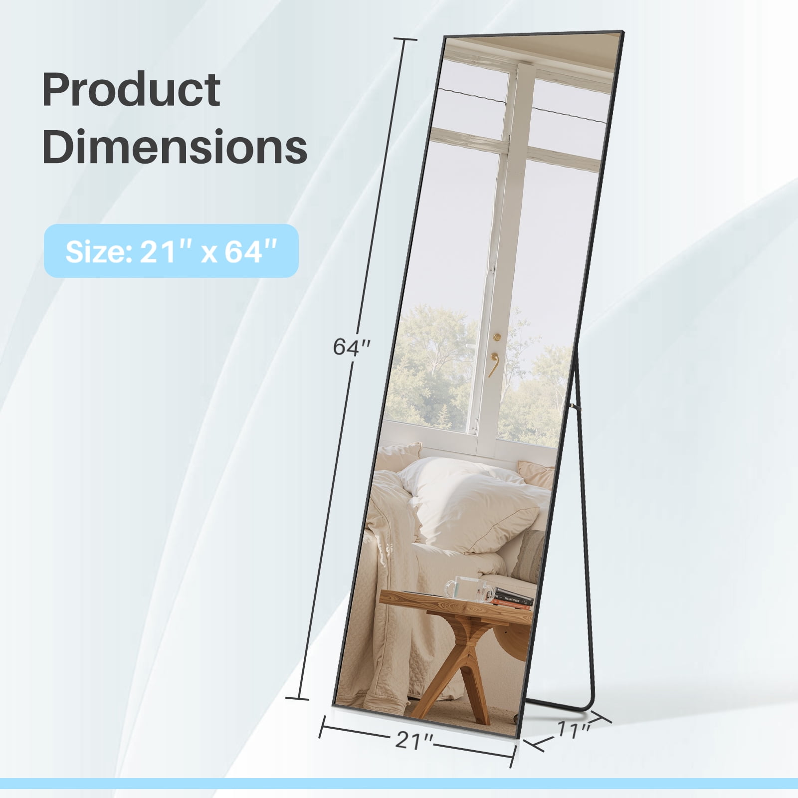 Simenmax Full Length Mirror, 16