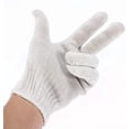 thumbnail image 2 of AMZ Supply Guantes de Trabajo de Color Natural Guantes de Poliéster de Algodón Talla S, Paquete de 12, 2 of 7