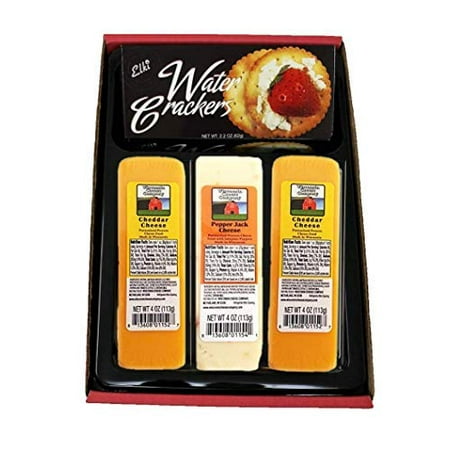 Everyones Favorite Gift Basket - Wisconsin Cheese & Crackers Snacker Gift Basket