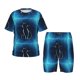 thumbnail image 1 of Balery Cat Sketch Conjunto de Pijama Infantil de Manga Corta con Estampado – Ropa de Dormir de Algodón Suave-3X-Large, 1 of 6