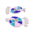 thumbnail image 4 of Crunchy Fashion Handcrafted Multicolor Studded Beaded Jewellery Set, 4 of 4