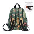 thumbnail image 5 of FORMRS School Backpack with Front Zippered Pocket 12" Student Travel Daypack, Christmas Gingerbread, 5 of 6