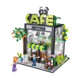 thumbnail image 1 of Serie de modelos de cabañas de ensueño, escena callejera, bloques de construcción para ensamblaje, regalos luminosos para niños y niñas, 1 of 1