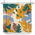 thumbnail image 6 of Tchckioa Waterproof Shower Curtain for Batnroom,Tribe Floral Curtain Decor,36x72 Inch, 6 of 6