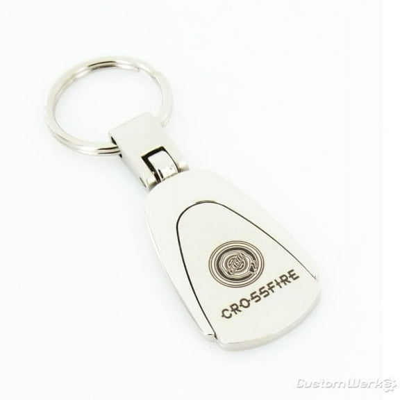 Chrysler Crossfire Tear Drop Keychain (Chrome)