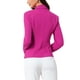 thumbnail image 3 of BLAZER DE TRABAJO CHIC PARA MUJERES CON SOLAPA Y MANGAS LARGAS, TRAJE BLAZER EN ROJO ROSA, TALLA XL, 3 of 6