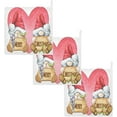 thumbnail image 7 of Dreamtimes Merry Christmas Gnome Baby Muslin Washcloths Face Towel, 3 PCS Watercolor Pink Heart Burp Cloths Cotton Wipes Infant Wash Cloth for Newborn Boys Girls 12x12 inches, 7 of 7
