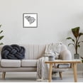 thumbnail image 2 of Stupell Industries South Carolina State Cities Graphic Art Black Framed Art Print Wall Art, Design by The Saturday Evening Post, 2 of 8