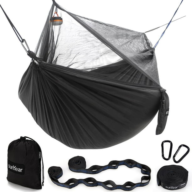 Hamaca Sunyear para Camping con Mosquitero Portátil Doble 103 kg