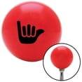 thumbnail image 1 of American Shifter  Black Hang Ten Red Shift Knob with M16 x 1.5 Insert Shifter Auto Manual Custom Brody, 1 of 1