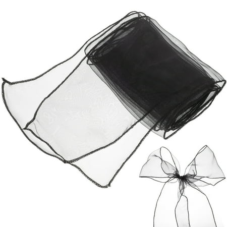 

NUOLUX 10pcs Reusable Party Chair Sashes Chair Back Organza Decoration Bow Tie Back Chair Ribbon