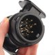 thumbnail image 2 of Conector de remolque impermeable de 13 pines a 7 pines Adaptador de enchufe de gancho de remolque de 13 pines a 7 pines (1 * PCS negro, 2 of 5