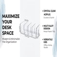 thumbnail image 2 of Aemutady 2-Pack Clear Acrylic Purse Organizer for Closet, 4-Section Handbag Divider Holder for Shelves, Closet Storage for Purses and Totes, 12.6 x 5.9 x 5.12 Inch, 2 of 6