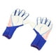 thumbnail image 5 of 1 par de guantes de portero de fútbol, ​​guantes de portero de látex con agarre fuerte, guantes deportivos cómodos y transpirables para entrenamiento, azul, talla 9, 5 of 10