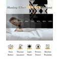 thumbnail image 5 of Black White Boho Blackout Curtains 54 Inches Long for Bedroom, Modern Western Aztec Abstract Geometric Thermal Insulated Room Darkening Black Out Window Curtain Panels Grommet Drapes for Living Room, 5 of 8