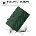 thumbnail image 2 of Allytech For iPad mini (6th Generation) Case,Shockproof Premium PU Leather Folio Stand Pocket, Auto Sleep/Wake,Lightweight Embossed Card Slot Wallet Case for iPad mini 6,Green, 2 of 6