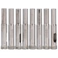 thumbnail image 1 of Sierra perforadora de diamantes de imitación, 8 Uds., acero de aleación resistente y duradero, resistente al desgaste, abridor de agujeros de vidrio eficiente que ahorra tiempo, 1 of 10