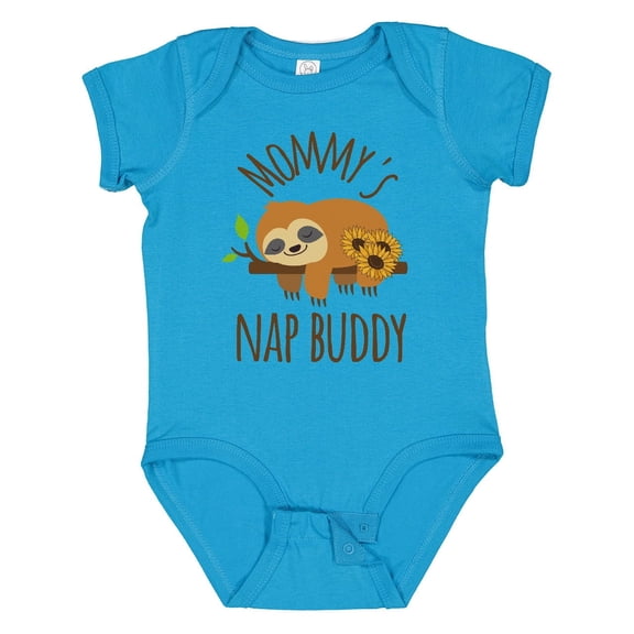 Inktastic Mommys Nap Buddy Sloth Boys or Girls Baby Bodysuit