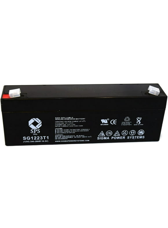 SPS Brand 12V 2.3 Ah Replacement Battery (SG1223T1) for Aspen Labs 1000 ATS TOURNIQUET (1 Pack)