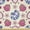 Cream Pink and Violet Blue, variant on Ambesonne Plumeria Fabric by the Yard Microfiber, Dragon Fruit and Zebra, 3 Yards, Cream Pink and Violet Blue