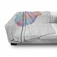 thumbnail image 3 of Hungary Soft Flannel Fleece Blanket, Modern Style Country Map Divided into Regions City Citizen Geography Pastel Design, Cozy Plush for Indoor and Outdoor Use, 50" x 60", Multicolor, by Ambesonne, 3 of 6