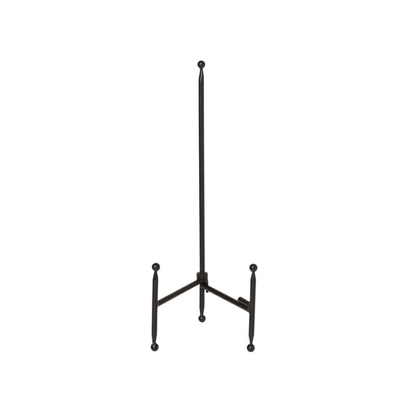 15" Black Steel Tabletop Easel by Studio Decor - Decorative Stand for Pictures - Frames - Books - Cards - Plates - 1 Pack