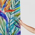 thumbnail image 3 of Orinice Shower Curtain for Bathroom Waterproof Blue Pattern Watercolor Tropical Flowers Palm Leaves Bird Beauty Nature Colorful Exotic Paradise Bath Curtain Polyester Fabric with Hooks  69x72, 3 of 7
