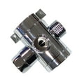 thumbnail image 4 of Dalazy Hose Splitter 1/2 3-Way Plated Shower Tap Adapter Plastic Universal Bathroom Tube Connector, 4 of 7