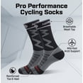 thumbnail image 5 of Breathable Mesh Athletic Crew Socks for Men, Non-Slip Grip Sports Socks for Running & Training, 5 of 6