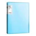 thumbnail image 1 of Presentation Book With Plastic Sleeves 60 Pockets Portfolio Folder Display Book With Sheet Protectors For School, 1 of 9