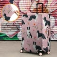 thumbnail image 4 of Border Collie Dogs with Pioneer Flower Luggage Cover Fashion Suitcase Cover Baggage Covers Fit 25-28 Inch Luggage (Go Travel), 4 of 5