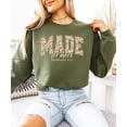 thumbnail image 3 of Made for More Sweatshirt for Women - Faith Inspirational Crewneck Religious Gift Army Green Sweatshirt Adult Small, 3 of 7