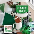thumbnail image 5 of LINMOUA Football Decor Farmhouses Football Tiered Tray Decorations, 5 of 8
