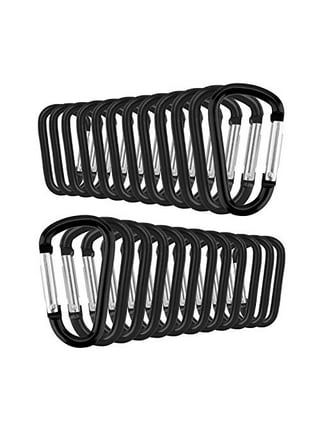 2' Aluminum D Ring Carabiners Clip D Shape Spring Loaded Gate
