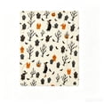 thumbnail image 6 of Halloween Throw Blanket, Vintage Halloween, Halloween Home Decor, Halloween Throw, Soft Plush 39X30 Inch Throw Blanket with Printed Pumpkins, Spiders, Webs, Bats and Witch Hats, 6 of 6