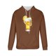 thumbnail image 4 of Sudadera con capucha para hombre, estilo casual, con cuello redondo, estampado, manga larga, blusa de poliéster, 4 of 5