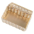 thumbnail image 7 of Crystal Facial Tissue Box Cover Holder for Living Room Bathroom Gold 7.9"L x 4.7"W x 3.9"H, 7 of 7