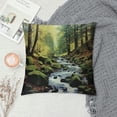 thumbnail image 2 of "Stream Thru A Forest Pillow Case,, 2 of 5