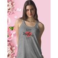 thumbnail image 2 of Mothers Day Big Opaque Heart Racerback Tank Women -Image by Shutterstock, Female XX-Large, 2 of 4
