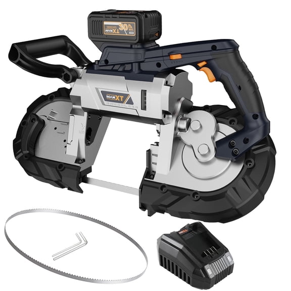 MAXXT 5 inch Cordless Band Saw, 20V Max Brushless, 6-Speed Adjustable, with Battery & Charger Included