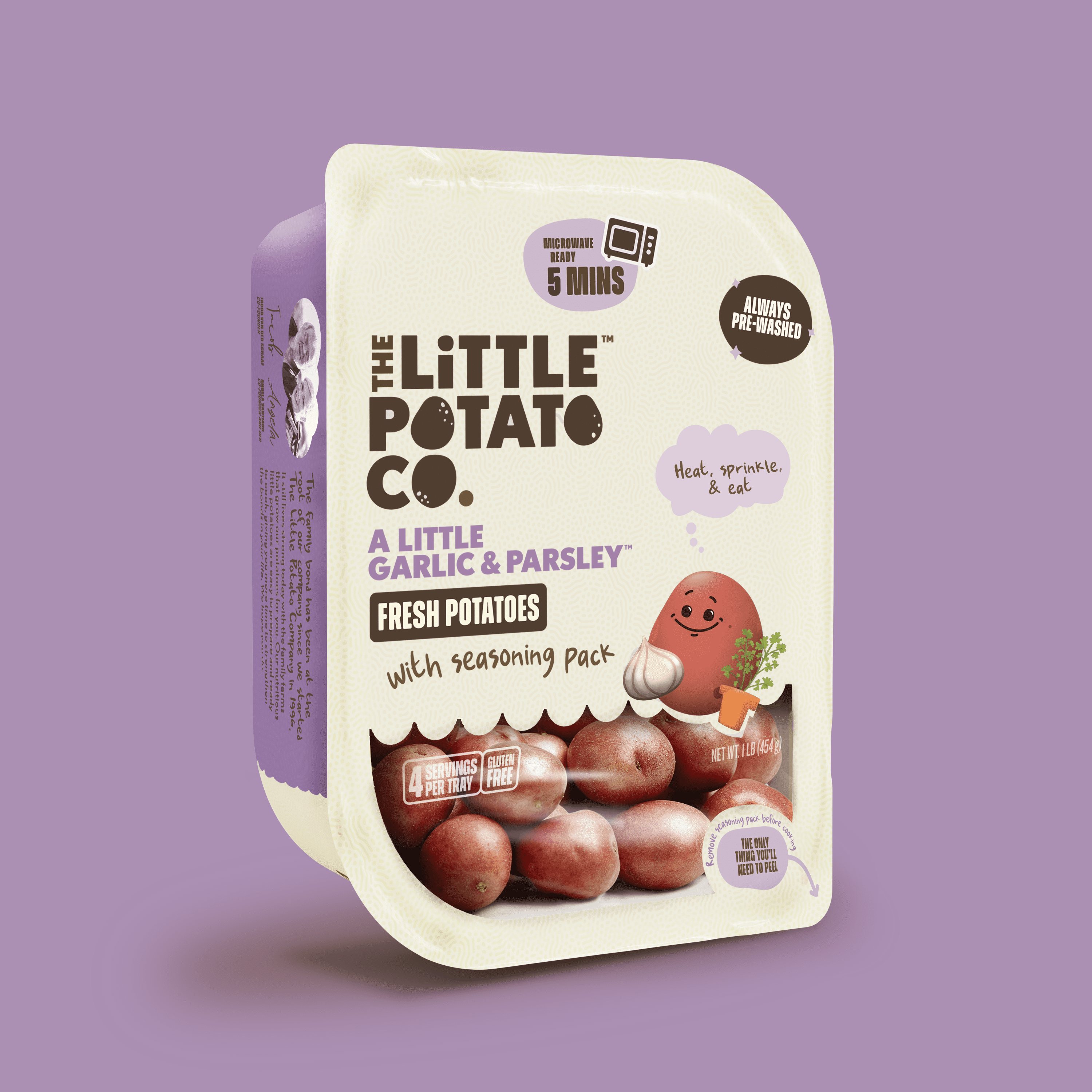 The Little Potato Company Garlic Parsley Potatoes, 1 lb Tray