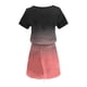 thumbnail image 4 of Mini Vestido de Verano Color Sólido Cuello en V Manga Corta Vestido de Becerro Medio, Vestido Corto de Verano, 4 of 5