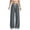 Light Gray, variant on Gubotare Teen Girl Pants Trendy Girls Casual Pants Stretchy Palazzo Wide Leg Pants Soft Flowy Lounge Summer Size 10-11 (Khaki,10-11 Years)