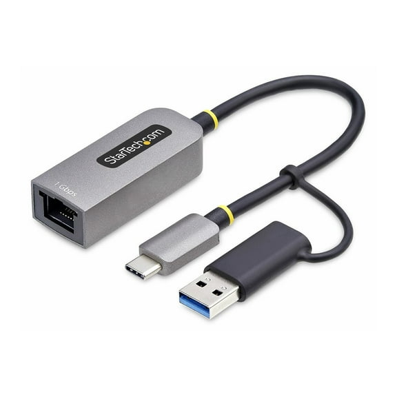 StarTech USB-C to to Ethernet Adapter with USB-A Dongle