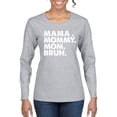 thumbnail image 2 of Wild Bobby Mama Mommy Mom Bruh Women Graphic Long Sleeve Tee, 2 of 6